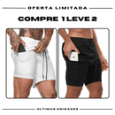 Kit 2 Bermudas Masculinas de Academia ProFit [COMPRE 1 LEVE 2]