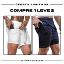 Kit 2 Bermudas Masculinas de Academia ProFit [COMPRE 1 LEVE 2]
