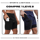 Kit 2 Bermudas Masculinas de Academia ProFit [COMPRE 1 LEVE 2]