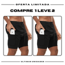 Kit 2 Bermudas Masculinas de Academia ProFit [COMPRE 1 LEVE 2]