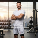 Kit Performance ProFit: 2 Camisetas + 2 Bermudas de Compressão 2 em 1 [Compre 2, Leve 4]