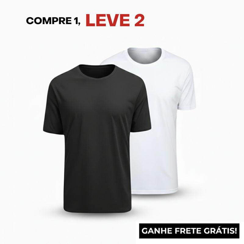 Kit 2 Camisetas Dryfit Anti-Odor [COMPRE 01, LEVE 02]