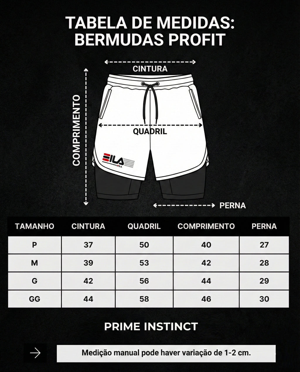 Bermudas Masculinas de Academia ProFit