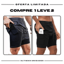 Kit 2 Bermudas Masculinas de Academia ProFit [COMPRE 1 LEVE 2]