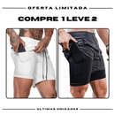 Kit 2 Bermudas Masculinas de Academia ProFit [COMPRE 1 LEVE 2]