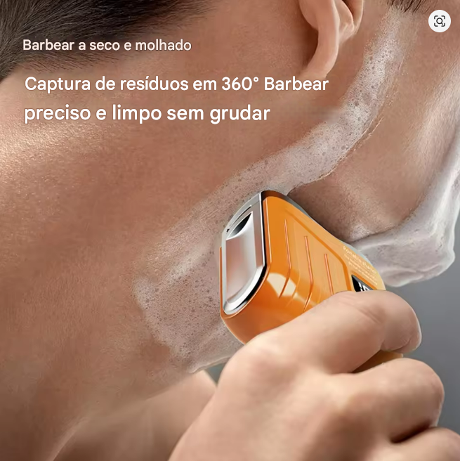 Mini Barbeador Elétrico bladePRO Rotativo IPX7 [CORTA IGUAL NAVALHA]