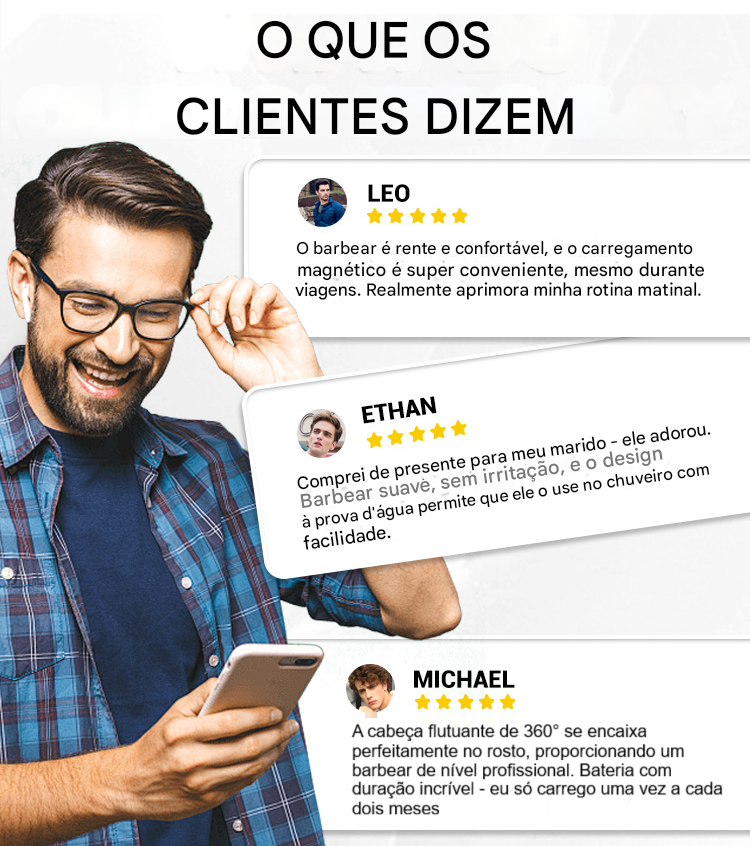 Mini Barbeador Elétrico bladePRO Rotativo IPX7 [CORTA IGUAL NAVALHA]